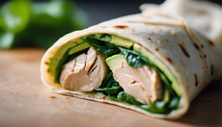 Sous Vide Chicken Wrap With Avocado and Spinach