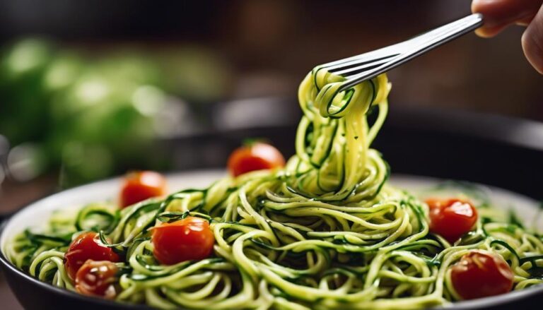 Sous Vide Zucchini Noodles With Tomato Basil Sauce