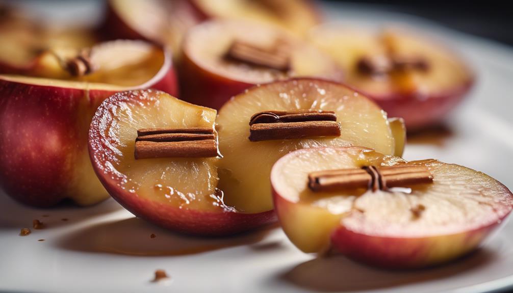 delicious spiced apple slices