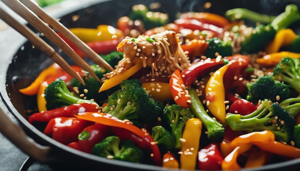 delicious stir fry with soy