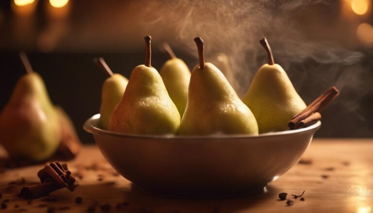 Sous Vide Cinnamon Poached Pears