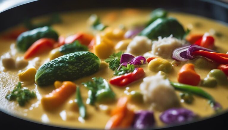 Sous Vide Thai Vegetable Curry With Coconut Milk