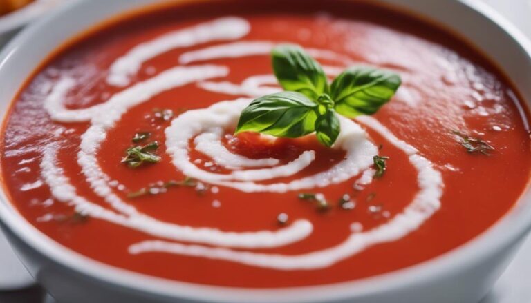 Sous Vide Tomato Basil Soup With Coconut Cream