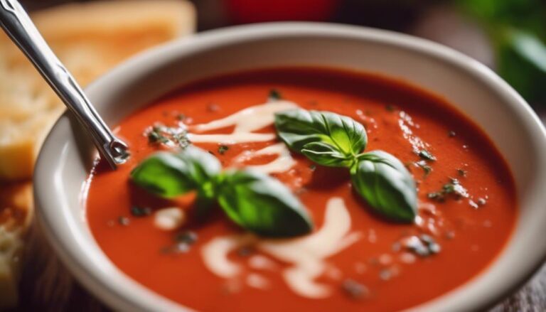 Creamy Sous Vide Tomato Basil Soup