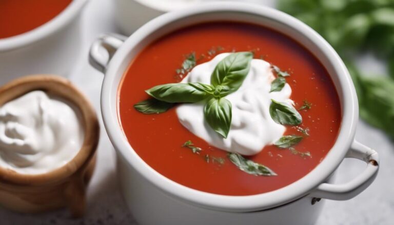 Sous Vide Tomato Basil Soup