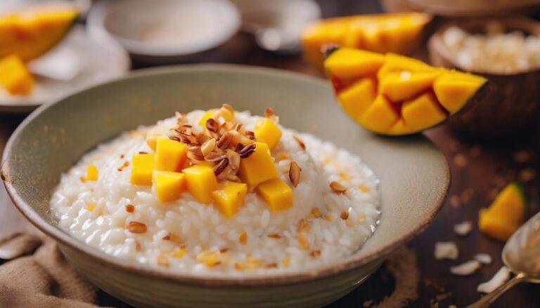 Sous Vide Coconut Rice Pudding With Mango