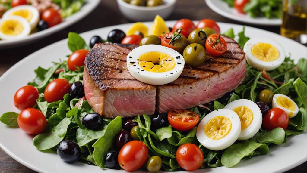 delicious tuna in mediterranean