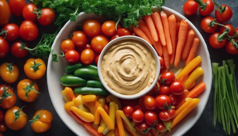 Hummus and Vegetable Crudité