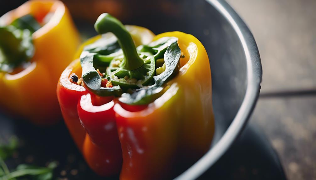 delicious vegan stuffed peppers