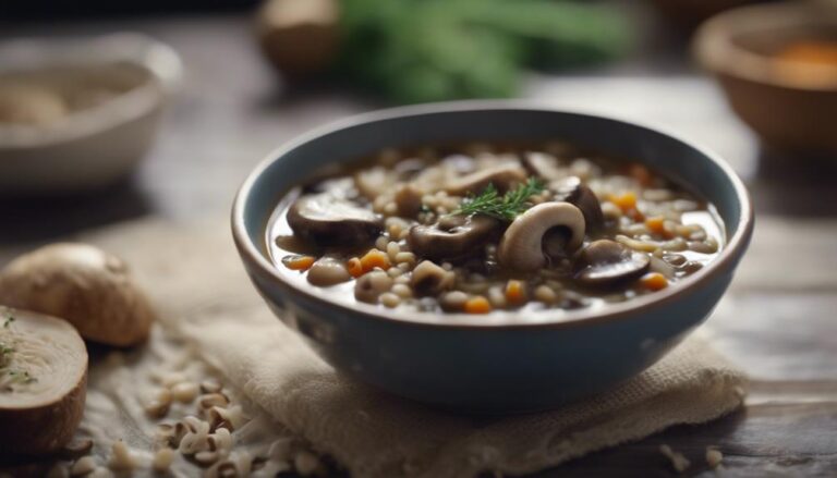 Sous Vide Mushroom and Barley Stew