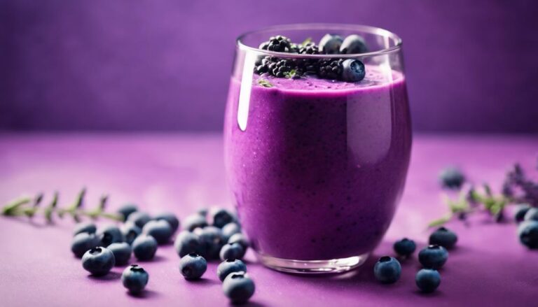 Sous Vide Blueberry and Lavender Smoothie