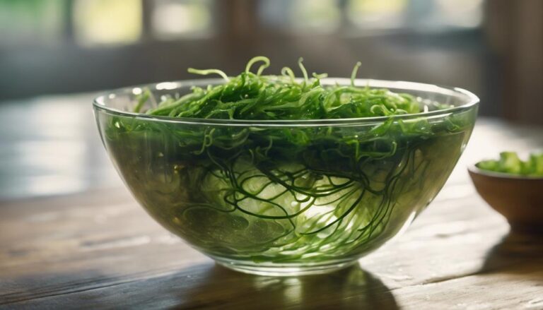 Sous Vide Seaweed and Cucumber Salad