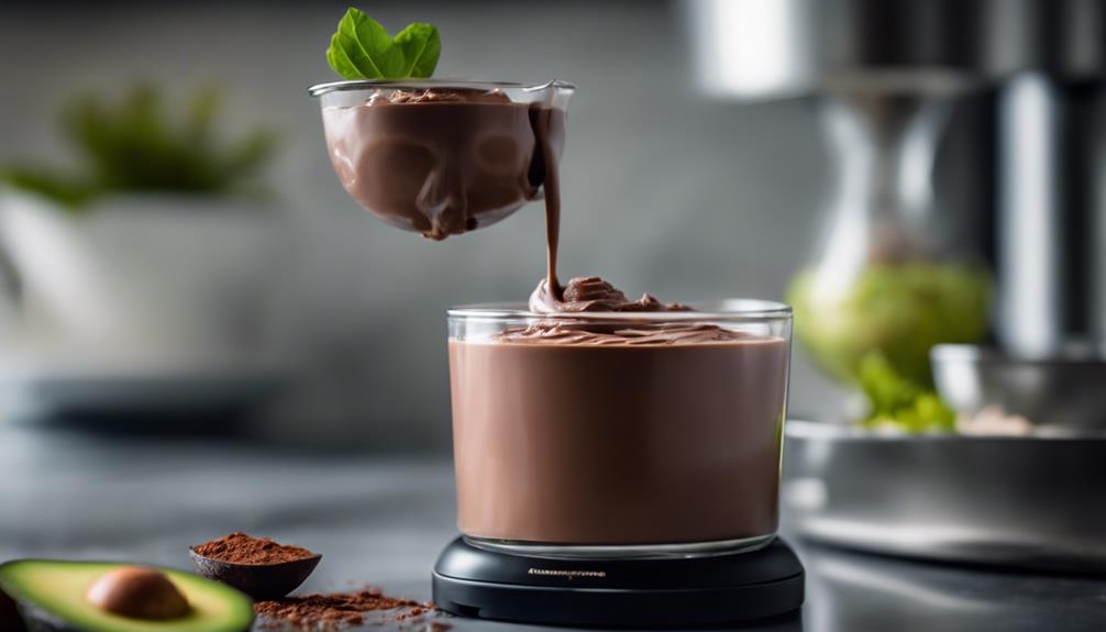 deliciously creamy chocolate dessert