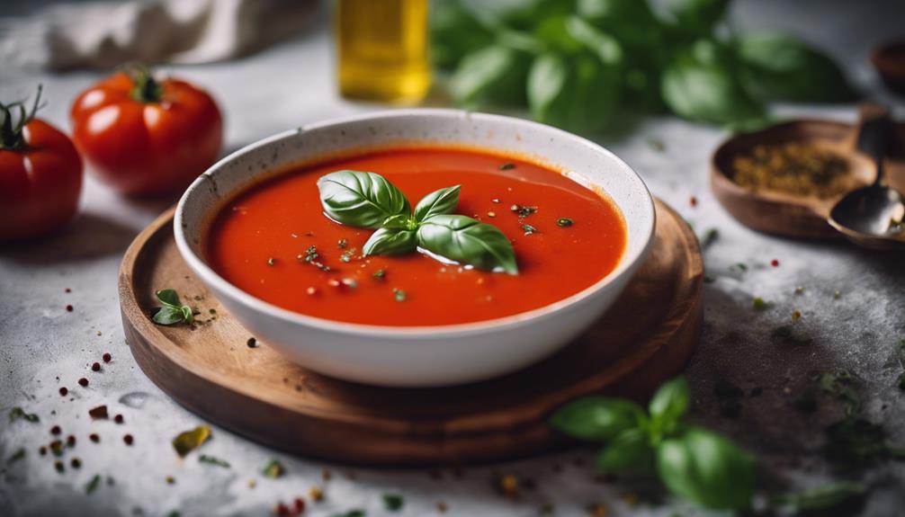 deliciously rich tomato soup