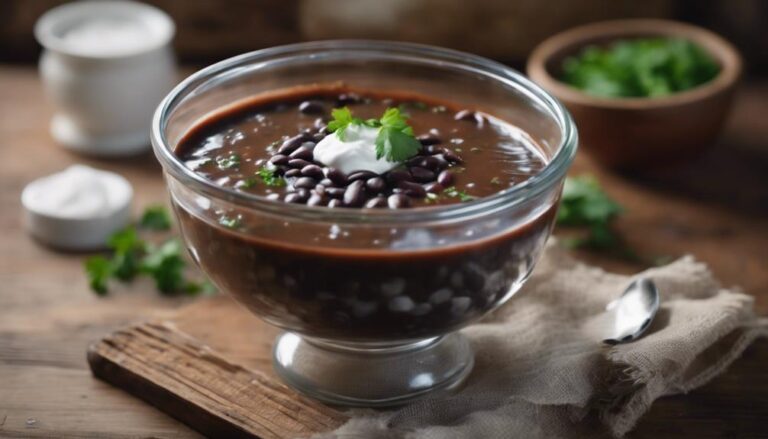 Spicy Sous Vide Black Bean Soup