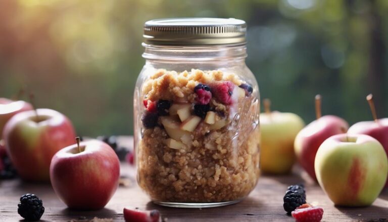 Sous Vide Apple Berry Crumble