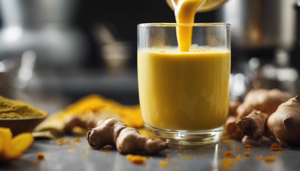 deliciously spiced golden milk