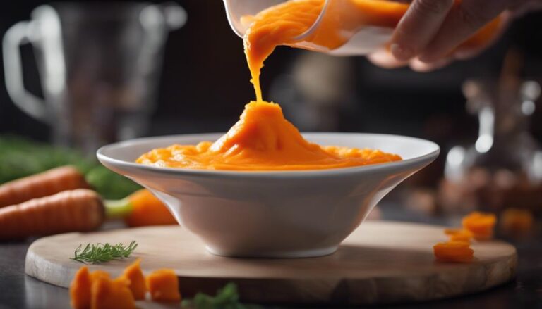 Sous Vide Carrot and Ginger Puree