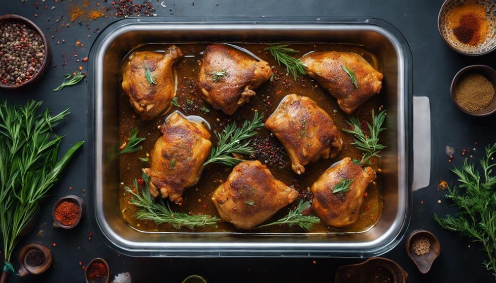 deliciously tender chicken thighs