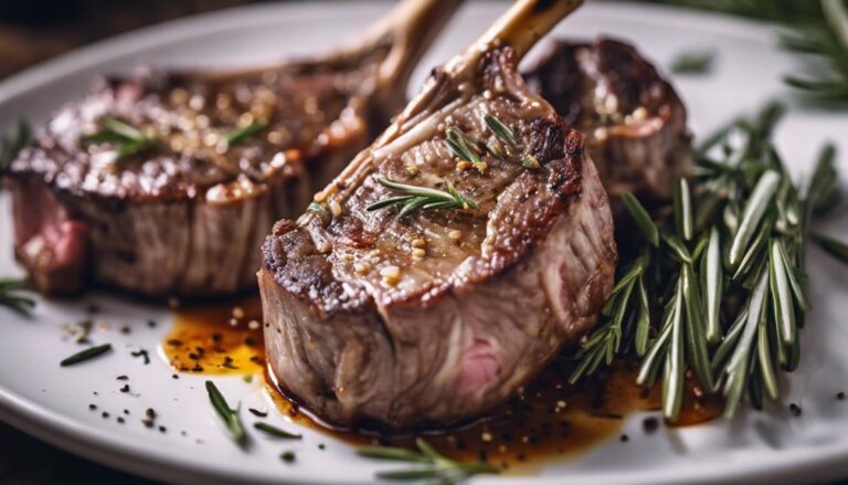 Sous Vide Lamb Chops With Rosemary Infusion