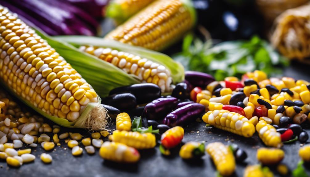 diverse corn types available