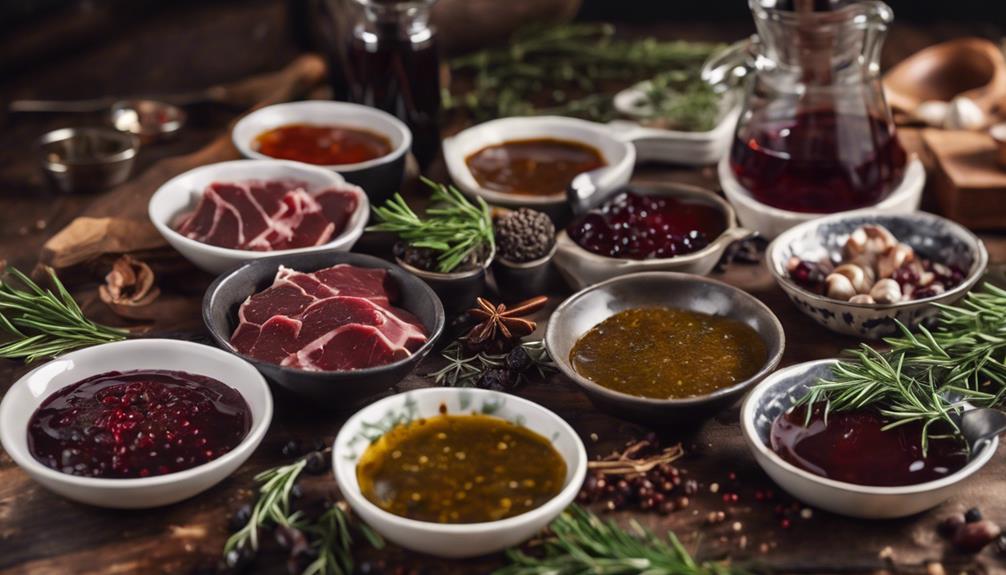 diverse venison marinade options