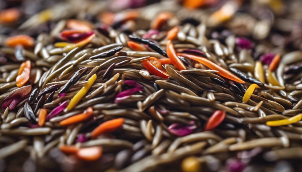 diverse wild rice species