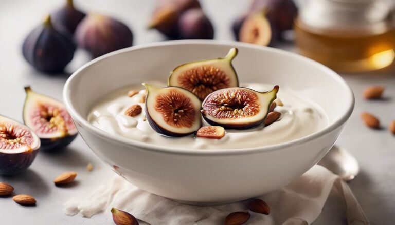 Heavenly Sous Vide Almond Yogurt With Honey and Figs