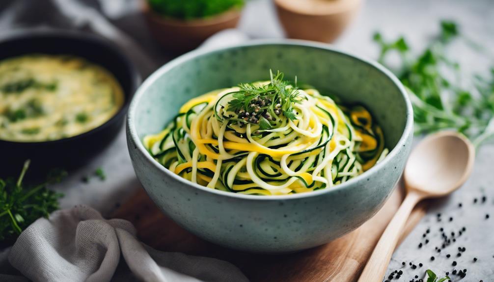 egg and zucchini carbonara