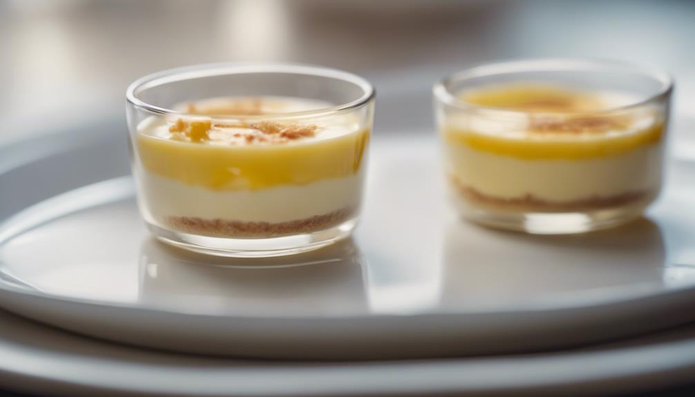 egg custard dessert history