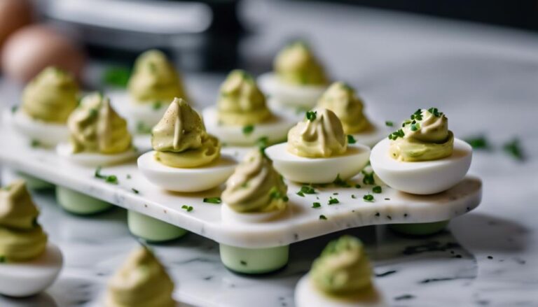 Sous Vide Deviled Eggs With Avocado Mayo