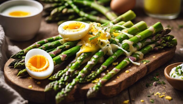 Ovo Vegetarianism Asparagus and Soft Boiled Egg Salad