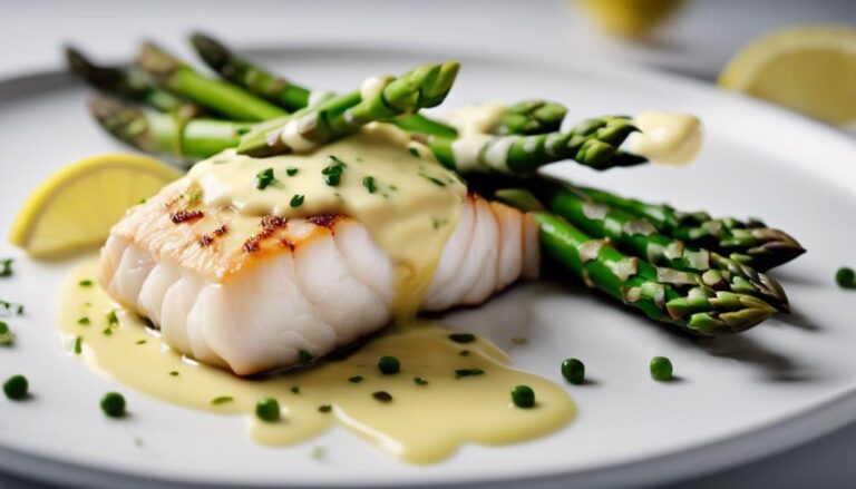 Sous Vide Cod With Asparagus and Lemon Butter