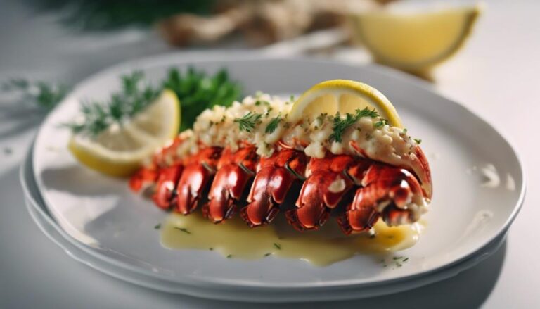 Sous Vide Lobster Tails With Lemon-Garlic Butter