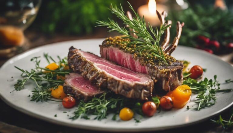 Sous Vide Rack of Lamb With Herb Crust for Special Gatherings