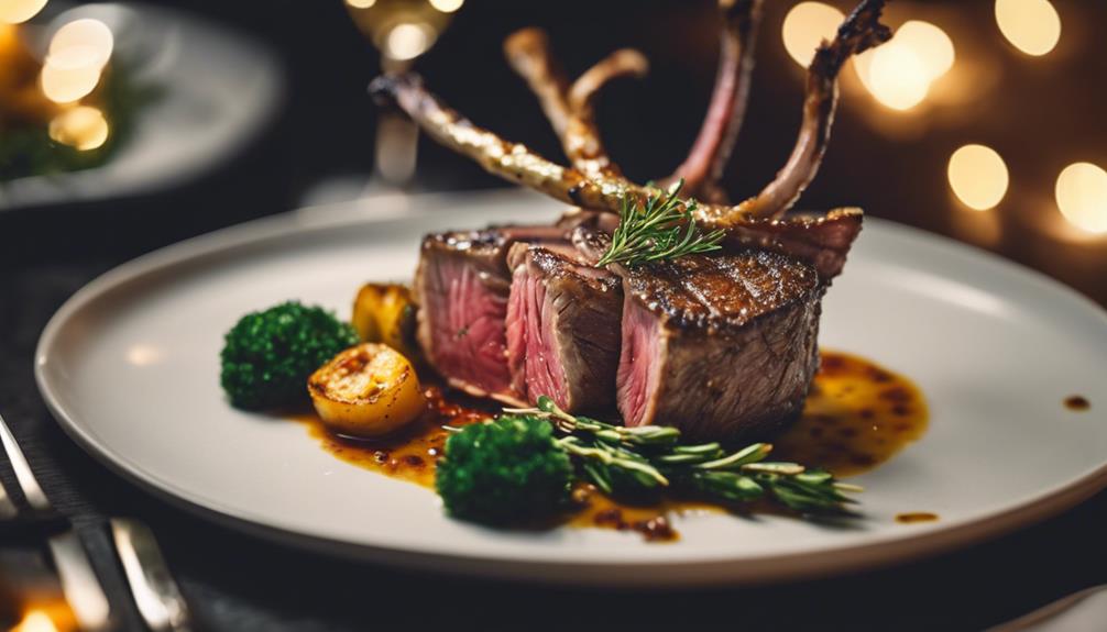 elegant sous vide lamb