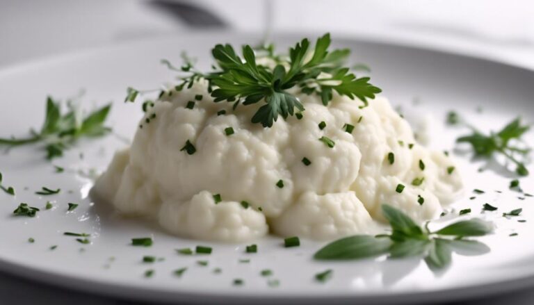 Sous Vide Mashed Cauliflower With Truffle Oil