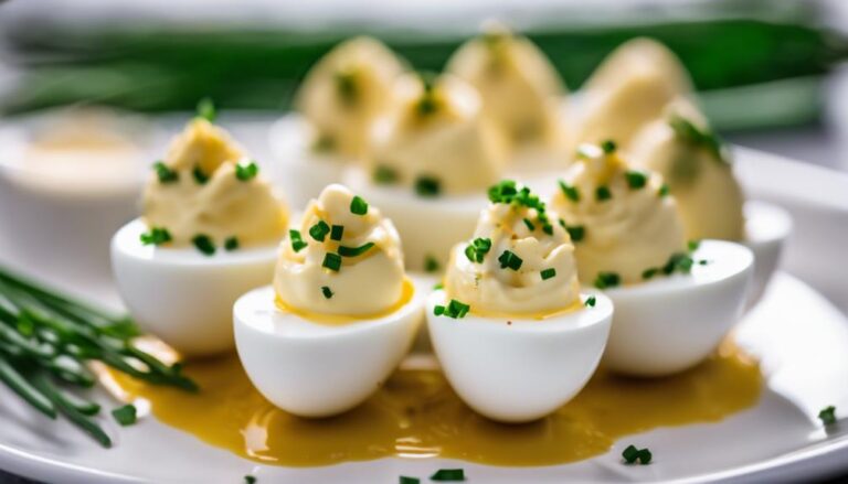 Sous Vide Deviled Eggs With Dijon Mustard