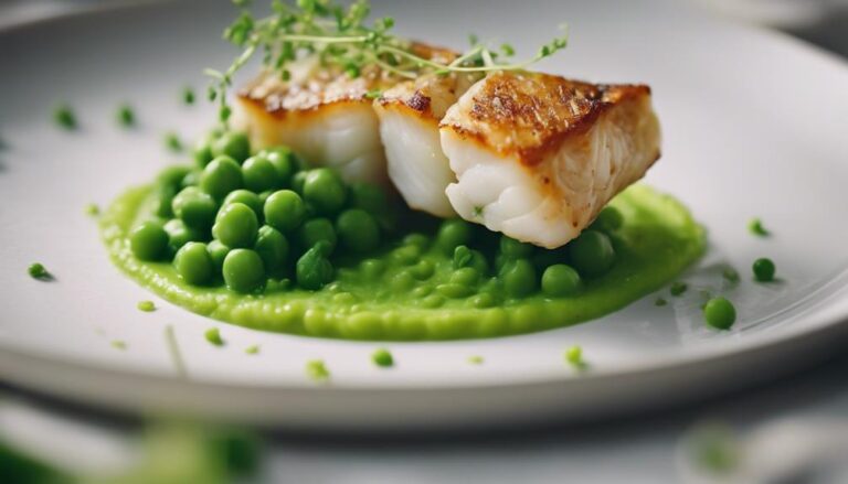 Easter Sous Vide Cod With Spring Pea Puree