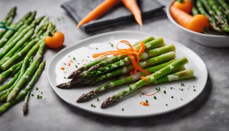 Sous Vide Asparagus and Carrot Ribbon Salad