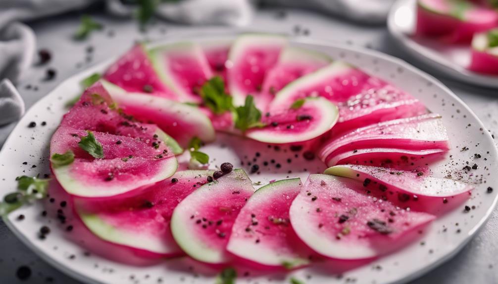 enhancing dishes with radish