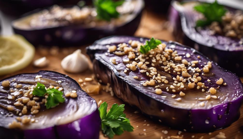 enhancing eggplant with flavor