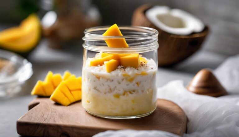 Sous Vide Coconut Rice Pudding With Mango