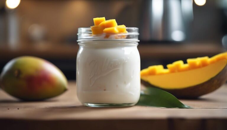 Sous Vide Coconut Yogurt With Fresh Mango