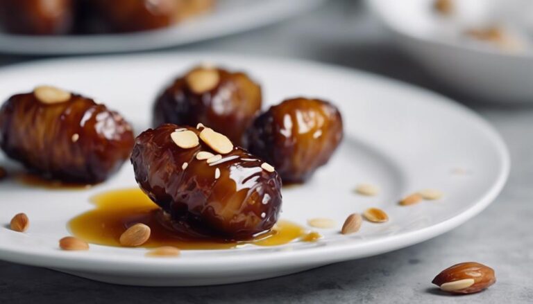 Sous Vide Almond-Stuffed Dates