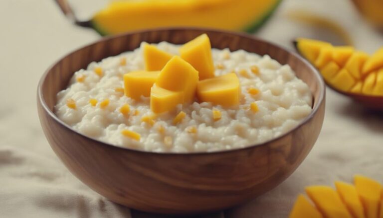 Sous Vide Coconut Rice Pudding With Mango