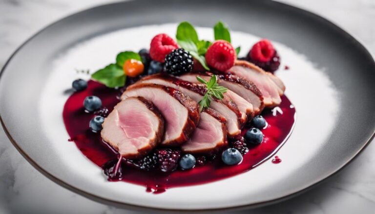 Sous Vide Organic Duck With Seasonal Berry Sauce