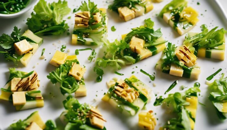 Sous Vide Shikuwasa and Ginger Tofu Salad