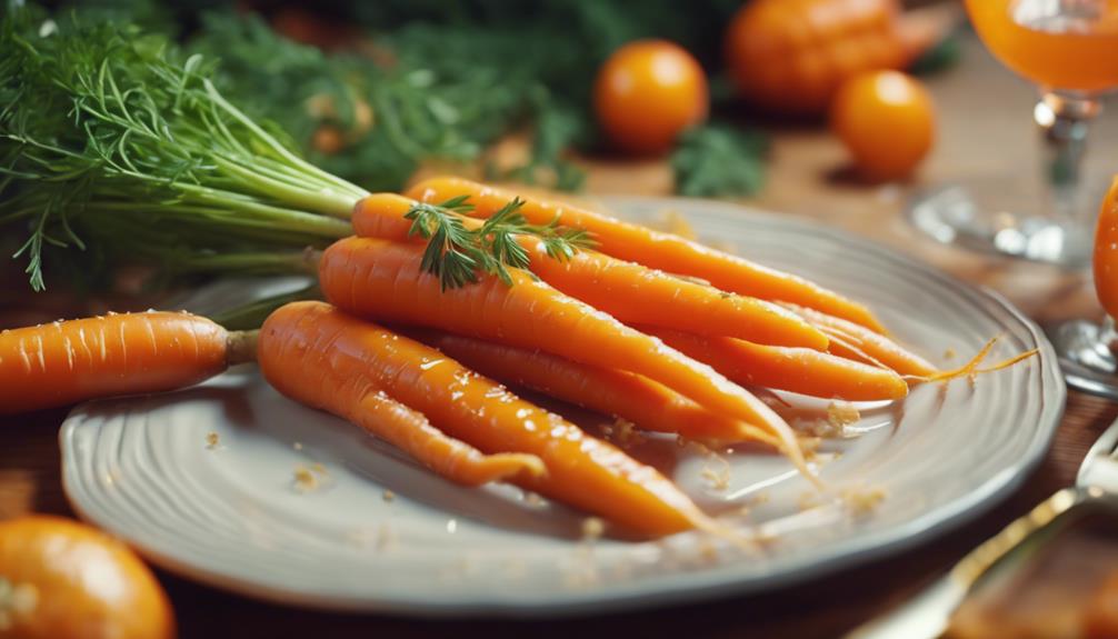 festive sous vide carrots