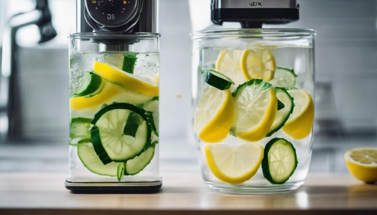 Sous Vide Infused Water With Lemon and Cucumber